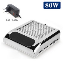 집진기 에어블로우 낙엽흡입기 공업용청소기 흡진기 이동식집진기 목공집진기 산업용 집진기 매니큐어 손톱에 대 한 빅 파워 진공 네일 집진기 손톱에 대 한 피팅 네일 먼지 58, 협력사, 은색 EU 플러그