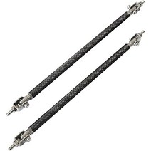 에어댐 바디킷 범용 앞 립 스플리터 스포일러 스트럿로드 타이 지원 바 BMW E46 E90 F10 자동차 액세서리, 18 20cm Carbon Look