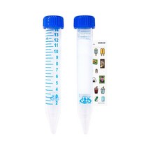 T 코니컬 튜브 15ml conica test PP tube 시험관 원심관 코니칼 눈금 팔콘 디테일링 소분 카샴푸 소분 용기, T코니컬튜브15ml(스티커증정)