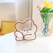 꽃병 생화 조화 화병 북유럽 스타일 아크릴 꽃병적 아트 꽃병귀여운 방꾸미기 데코 소품, 06 small bear