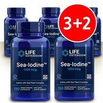 라이프익스텐션 아이오딘 1000mg 60캡슐 요오드 Iodine x 5팩