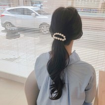 수리39링 진주 바나나핀 집게핀 꼬임집게핀 진주집게핀 머리집게 2종