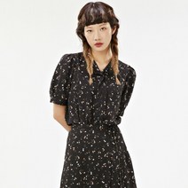 체이스컬트 여성 플라워 V넥 블라우스--ABRG5546D03