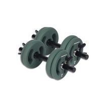 더스포츠 Moss 무게조절 코팅 덤벨 아령 세트 홈트 헬스, 2개, 10kg
