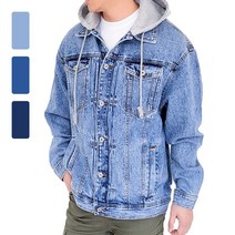 레디코 레디핏남성 데일리 후드탈부착 빈티지데님 코튼 청자켓3컬러