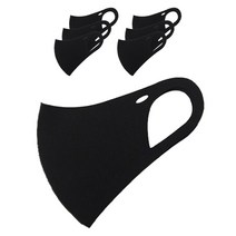 [국산] KS강신 패션마스크 7매입, 블랙, M