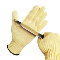 작업용 안전 장갑 난연 내마모 아라미드 케블라 내화 용접 작업 내화성, 1 쌍, m