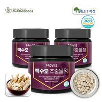 백수오 갱년기 백 하수오 복합 추출물 정 120정 1병~5병선택, 3통