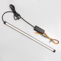 우리파파 12V 면발광 4WAY 무빙 LED바 30cm 45cm 60cm, 1개, 05-60cm 싱글-화이트