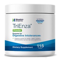 Houston Enzymes 휴스턴 효소 TriEnza 소화효소 폴리페놀 펩티다제 자일라나아제 아밀라아제 프로테아제 6.0 글루코아밀라아제 락타아제 셀룰라아제 분말 115g