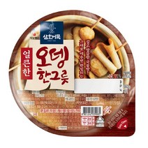CJ삼호어묵 오뎅한그릇(얼큰한맛) 360g, 1개