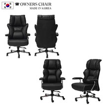 국내브랜드 고급체어 의자 가죽 럭셔리 피씨방 게이밍의자 오너스체어, FLD-011 엣지홀리즌/블랙(PVC은), 민자바닥+고정팔걸이+인조가죽(매쉬)