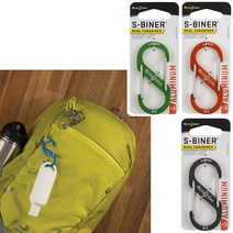 [나잇아이즈] [나잇 아이즈] 알루미늄 S 비너 3/악세사리 카라비너, 색상:오렌지 / 사이즈:-