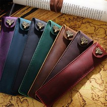 소가죽 만년필 파우치 케이스 1구 11색 Wstug 증정, 포그왁스 버건디