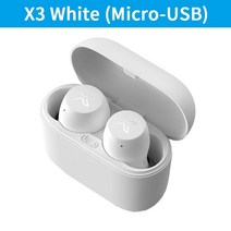 앤커 사운드코어 edifier x3 x3s tws 무선 블루투스 이어폰 블루투스 5.2 음성 보조 터치 제어 음성 보조 최대 28시간 재생, 폴란드, X3 White (USB)