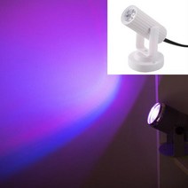 미니빔 프로젝트 프로젝터 스마트 단초점 휴대용 강의용 가정용 디스코 빛 무대 조명 LED 무드 화이트 빔, 11 bule light white