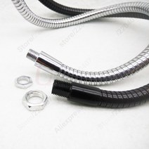 침대독서등 마리스텔라 아르떼미데 Led 구즈넥 Dia10MM 20-100CM 범용 호스 led 조명 액세서리 철 파이프 테이블 램프 유연한 홀더 2 피스, [01] Black, [05] 600MM M10 M8
