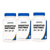 뉴트리코스트 Digestive Enzymes 효소 캡슐, 120정, 3개, 120정