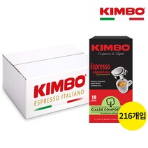 킴보 ESE 파드커피 에스프레소 나폴레타노 216개입