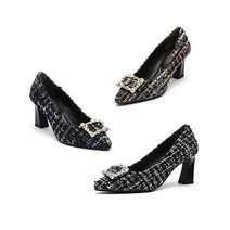 [신세계TV쇼핑]엘칸토 스타지오네 여성 트위드 펌프스 LCWD38J94C