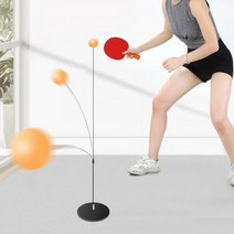 셀프탁구연습 놀이 게임 핑볼 핏퐁 핑퐁 실내유산소운동 싱글리턴볼, 고급형