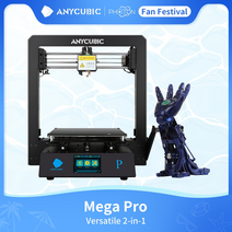 3d프린터 FDM SLS 3d 프린터 애니큐빅 메가 프로 레이저 조각기 3d 프린트 2 in 1 모듈식 디자인 자동으로 레벨링 임프레소라 3d 드러커