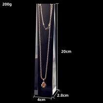 피규어 장식장 아크릴 케이스 진열장 전시장 도매 패션 투명 아크릴 플렉시 유리 펜던트 목걸이 디스플레이, 01 공간