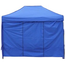 슬러지보관함 천막 폐기물 보관 야외 분리수거장, 캐노피 1.5x1.5  + 4면 투명 천