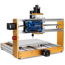 레이저 조각기 미니 금속 가공 합판 CNC 스핀 각인기, 조각기+10W  레이저