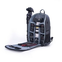 Makone 상표등록 카메라 백팩 DSLR 가방 휴대용 캐논 니콘 소니 전문 여행 방수 충격 방지, 대용량 배낭  [업그레이드  블랙]