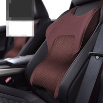 CareFree F2023 높이조절 차량용 등받이쿠션, 브라운