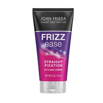 존프리다 Frizz-Ease 스트레이트 고정 스타일링 크림 매끄럽고 실키하며 곱슬거리지 않는 모발을 위한 헤어 제품 141.7g 5온스, 5 Ounce (Pack of 1) 존프리다
