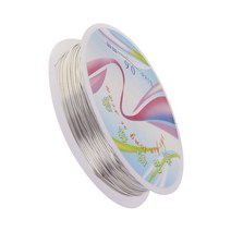 Royalways 은도금 구리선 22ga (0.6mm) /7.5yard (7m) 쥬얼리 제작 공예 용