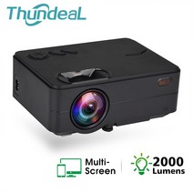 thundeal 미니 프로젝터 rd813 무선 wifi 멀티 스크린 led 풀 hd 비디오 비머 휴대용 3d 홈 시어터 스마트, 브라질, 멀티 스크린 버전