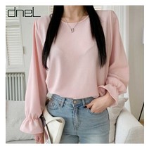 드넬 드넬 소피볼륨소매블라우스DWB21301A