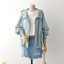시크로즈 여름 후드스트링점퍼