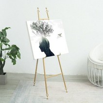 그림 액자 사진 스탠드 받침대 거치대 골드 이젤 결혼식 돌잔치