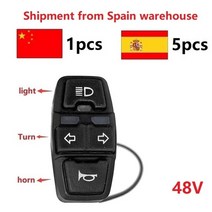 전동킥보드스위치 wuxing electric bike motorcycle atv dk336 switch horn button turn signal electric fog 핸들, 48v 스위치, 협력사