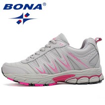 운동화 헬스 다이얼 워킹화 Bona 새로운 핫 스타일 여성 레이스 업 스포츠 신발 야외