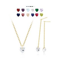 [] [NeeGee] 14K GOLD 러브드롭탄생석컬러 세트 12종택1