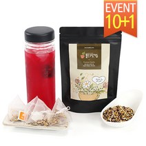 참건강마을 레드청귤차 (레드비트 청귤차) 10티백 10+1팩, 11팩