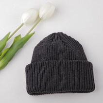 솔라빈 국내생산 니트골지 와치캡 숏비니