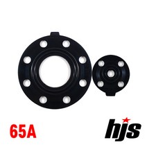HJS 후렌지용 국산 고무 패킹 65A (플랜지 가스켓 65mm 플렌지 가스킷 수도용 배관 부속 자재), 1개