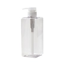 새로핸즈 펌프 공병 디스펜서 투명 용기 투명캡 650ml, 단품