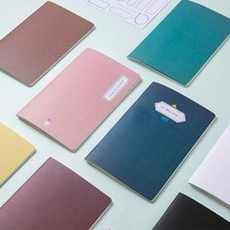 아르디움 DIY 노트 다용도데일리노트 다용도노트 미니노트 데일, 타입:버건디_8칸노트