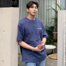 [게리오] [SIM.05] 미니멀 파라마운트 나염 반팔 티셔츠