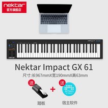 넥타 마스터키보드 미디컨트롤러 GX61 미디건반 풀세트, A