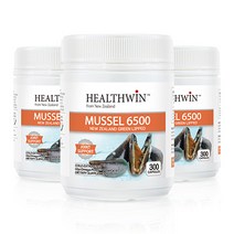 헬스윈 초록입홍합 그린머슬 6500mg 장에서 녹는 캡슐 300캡슐 X 3개