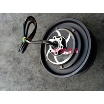 킥보드 타이어 튜브 10인치 36v48v500w 브러시 드럼 디스크 브레이크 모터, 36v500w