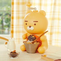 라이언 수동 빙수기 빙수제조기 빙삭기 캐릭터 팥빙수